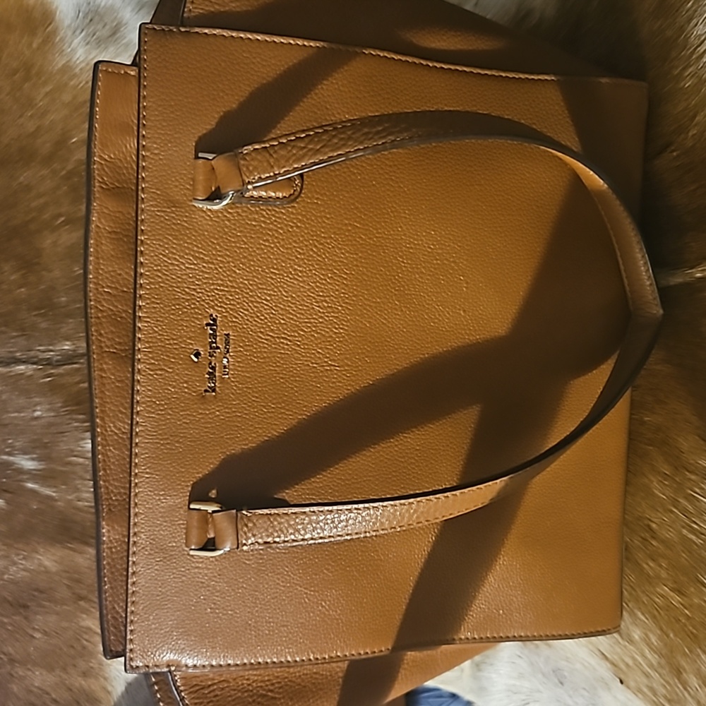 Kate Spade 100% Cow Leather Stachel Camel Color Bag
